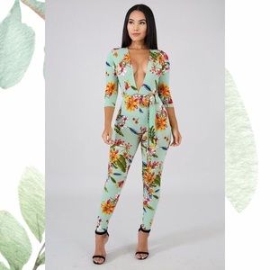 Floral Jumpsuit